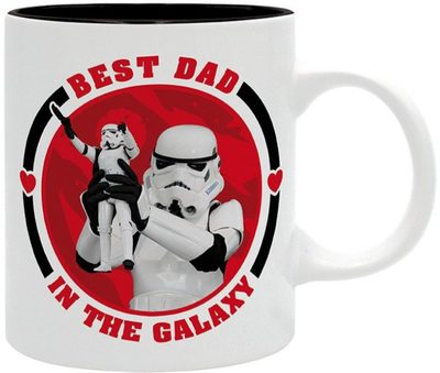 Чашка ABYstyle з написом Best dad in the galaxy 320 мл (3665361113973)