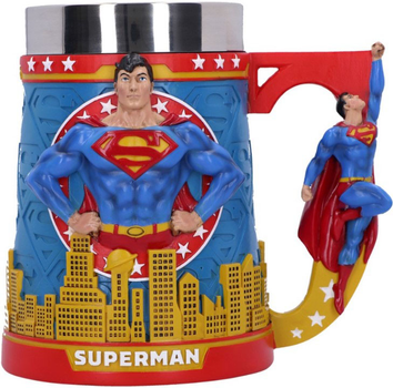 Чашка Nemesis Now Супермен Людина зі сталі 500 мл (801269151027)