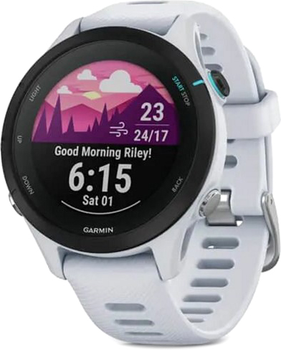Smartwatch Garmin Forerunner 255S Music Biały (010-02641-33)