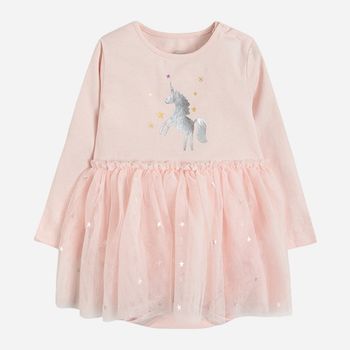 Дитяче боді-сукня для новонароджених Cool Club CCG2302180 68 см Світло-рожеве (5903977048387)