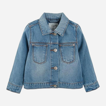 Дитяча джинсова куртка для дівчинки Cool Club CJG2410626 116 см Блакитна (5903977132321)