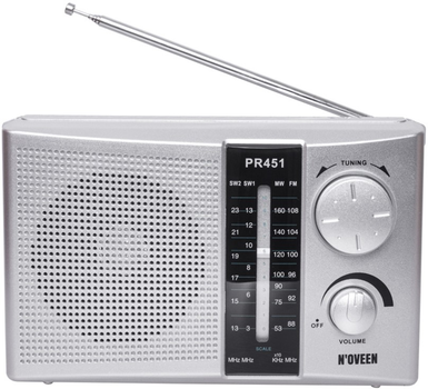 Портативное радио Noveen PR451 Silver (RL072909)