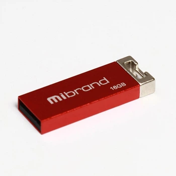 Флешка для ноутбука Flash Mibrand USB 2.0 Chameleon 16Gb Red (MI2.0/CH16U6R)