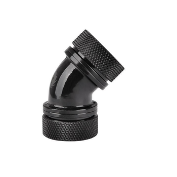 Фітинг Thermaltake Pacific PETG Tube 45-Degree Dual Compression 16mm OD - Black (CL-W098-CA00BL-A)