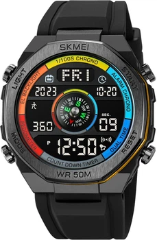 Чоловічий годинник Skmei 2209CLGD Colorful-Gold