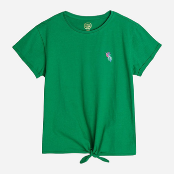 Підліткова футболка для дівчинки Cool Club CCG2423612 146 см Темно-зелена (5903977293268)