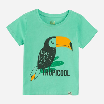 Koszulka dziecięca dla dziewczynki Cool Club CCG2412710 104 cm Turkusowa (5903977309372)