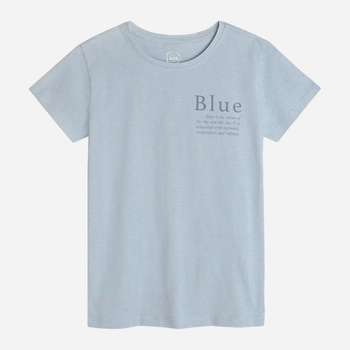 Підліткова футболка для дівчинки Cool Club CCG2422107 158 см Блакитна (5903977231772)