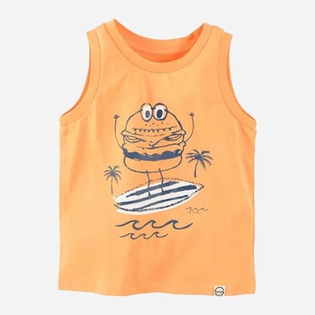 Koszulka bez rękawów chłopięca Cool Club CCB2412912 104 cm Pomarańczowa (5903977337429)
