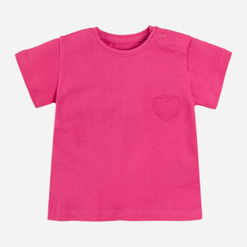 Koszulka dziecięca dla dziewczynki Cool Club CCG2401836 62 cm Różowa (5903977213303)