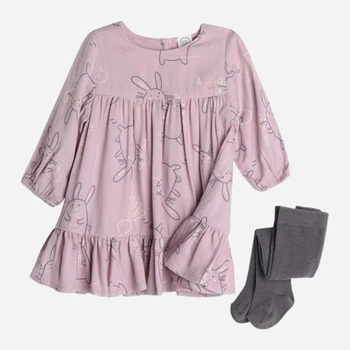 Дитяча сукня + колготи для дівчинки Cool Club CCG2400549-00 80 см Різнокольорові (5903977144249)