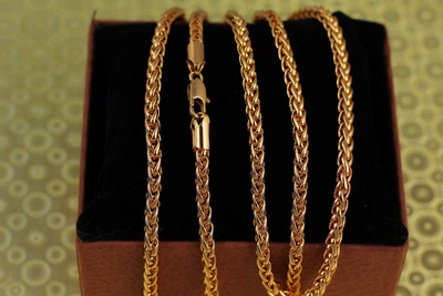 Цепь Xuping Jewelry колос 50 см 3,5 мм золотистая