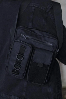 Сумка Mamakazala PATCH с дополнительным карманом под оружие Черный (8039588)
