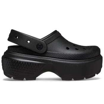 Женские кроксы Crocs Stomp Clog Black M6W8 38-39 24.5 см