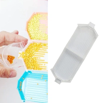 Лоток для алмазной мозаики двойной (прозрачный) Brushme TRAY101