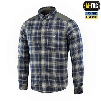 M-Tac рубашка Redneck Shirt Olive/Navy Blue 3XL/L