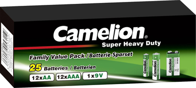 Baterie Camelion FPG-GB25 Super Heavy Duty Green Green 12AA+12AA+9V 25 szt. (10102500-01)