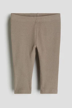 Лосины для девочки в рубчик бежевые H&M 92см (400095180)