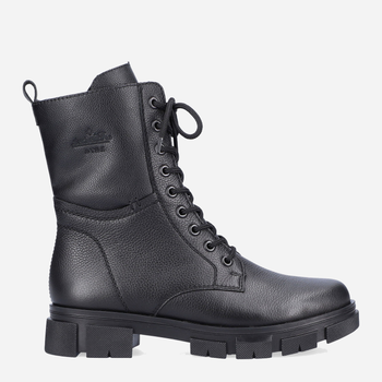 Жіночі зимові черевики високі Rieker RIEY7116-00 38 Чорні (4060596832467)