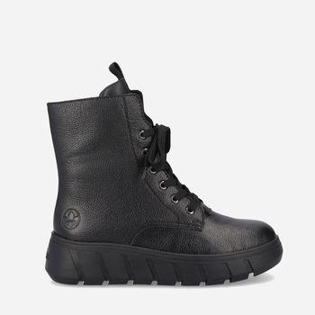 Жіночі зимові черевики високі Rieker RIEY3501-00 40 Чорні (4061811004850)