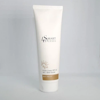 Регенерующий солнцезащитный финиш-крем Smart4Derma Finish Cream SPF 20 HA+Beta-Glucan Body Pro-Fit 200мл