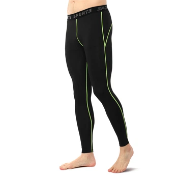 Тайтсы мужские компрессионные Zelart Fit J01K размер 3XL (180-185 см) Black-Green