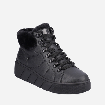 Жіночі зимові черевики низькі Rieker REVW0560-00 41 Чорні (4061811107773)