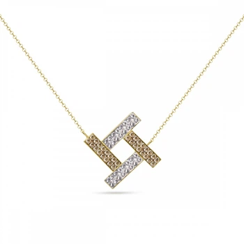 Срібний та позолочений кулон Spark зі Swarovski Sol NGFMP4GSC
