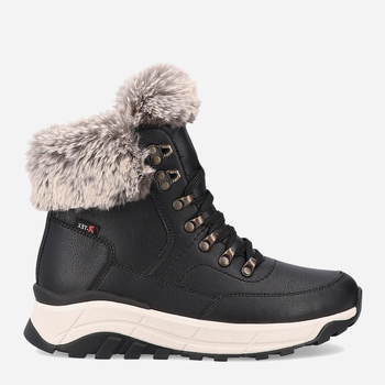 Жіночі зимові черевики низькі Rieker REVW0063-00 38 Чорні (4061811105779)