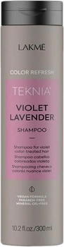 Шампунь для оновлення кольору фіолетових відтінків Lakme Teknia Color Refresh Violet Lavender Shampoo 300 мл (8429421442725)