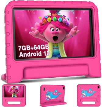 Планшет 7" AOCWEI X300 7/64Gb 4 ядра Android 13 Розовый