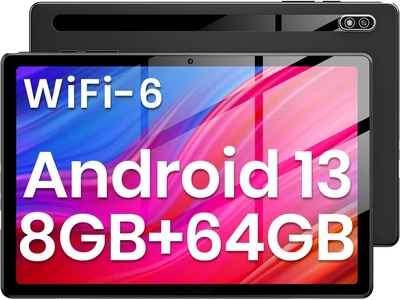 Планшет 10.1" TPZ ‎F13 8/64Gb 8 ядер Android 13 7000 mAh Черный
