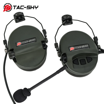 Активні навушники Tac-Sky Sordin Headset - Foliage Green