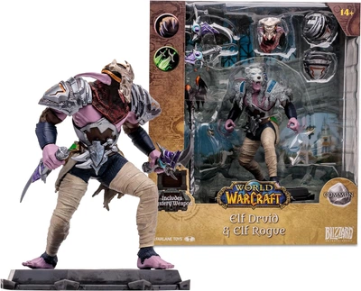 Фигурка Варкрафт Эльф Друид-Разбойник World of Warcraft Elf: Druid/Rogue (Common) McFarlane 16672