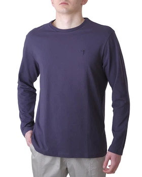 Футболка Лонгслів чоловіча TRUSSARDI JEANS (52T00636-1T006031-U281/22-23) Синій L