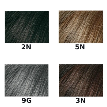 Zestaw do koloryzacji włosów, brody i wąsów Beardburys 2N czarny 30 ml + 45 ml (8431332126021)