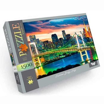 Пазл DankoToys Радужный мост 1500 элементов DT C1500-04-02 68х47,5см