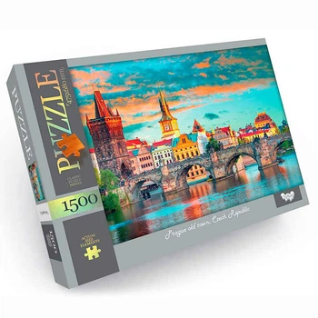 Пазл DankoToys Старый город Праги 1500 элементов DT C1500-04-07 68х47,5см