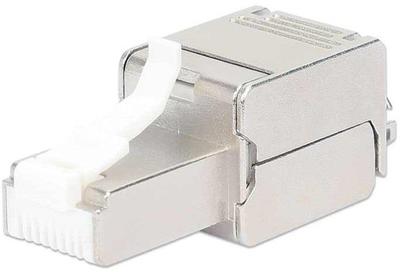 Конектор Intellinet RJ-45 Cat 6 STP Silver (766623790796)