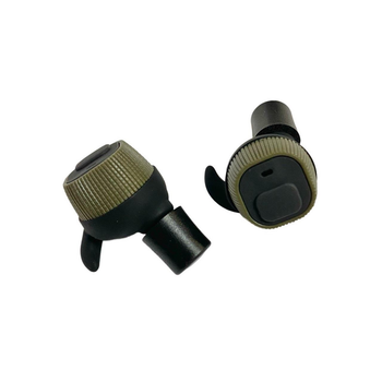Навушники (беруші) тактичні активні Earmor M20 Tactical Earbuds +NRR22 Олива