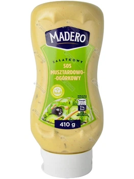 Соус горчично-огуречный Madero к мясу бургерам салатам Mustardowo-Ogorkowy 410 г