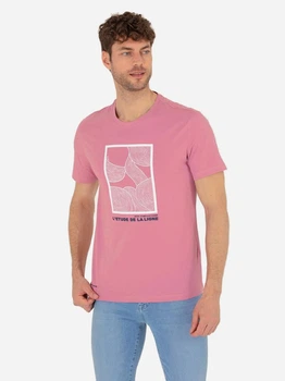 Футболка хлопковая мужская Pierre Cardin G021SZ011-000-1567099 2XL Розовая (8682734728843)