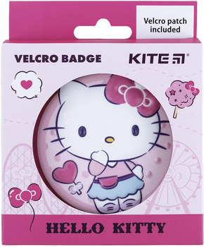 Бейдж на липучці Kite Hello Kitty Рожевий (HK24-3011-3)