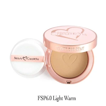Пудровая основа для лица Beauty Creations Flawless Stay Powder foundation - 6.0 Light Warm