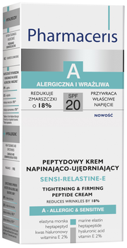 Зміцнювальний пептидний крем для обличчя Pharmaceris A Sensi-Relastine-E SPF20 50 мл (5900717160026)