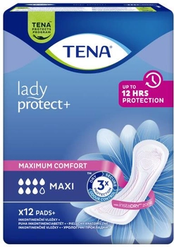 Wkładki urologiczne Tena Lady Protect Maxi 12 szt (7322540593143)