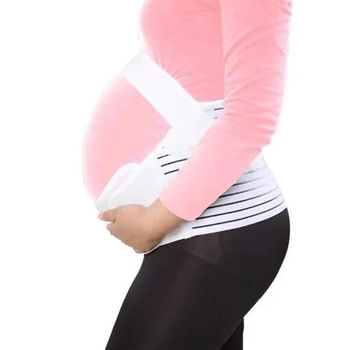 Бандаж для вагітних добовий Comfortable Maternity Support Belt YC SUPPORT Білий