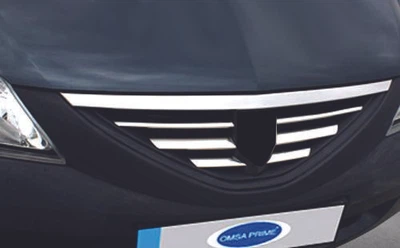 Dacia Logan I (2008-2012) накладки на радиаторную решетку из нержавеющей стали Carmos