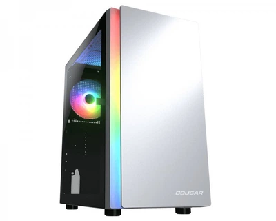 Корпус Mini-Tower без БЖ Cougar Purity RGB (White) (ігровий корпус, 1* 120мм ARGB, mATX/mini-ITX, скляне вікно)