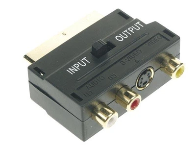 Переходник переключатель SCART M/папа - 3RCA F/мама S-Video F/мама SH3007